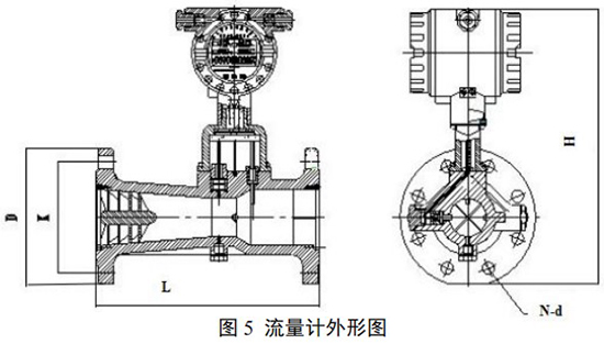 煤氣計(jì)量表外形圖