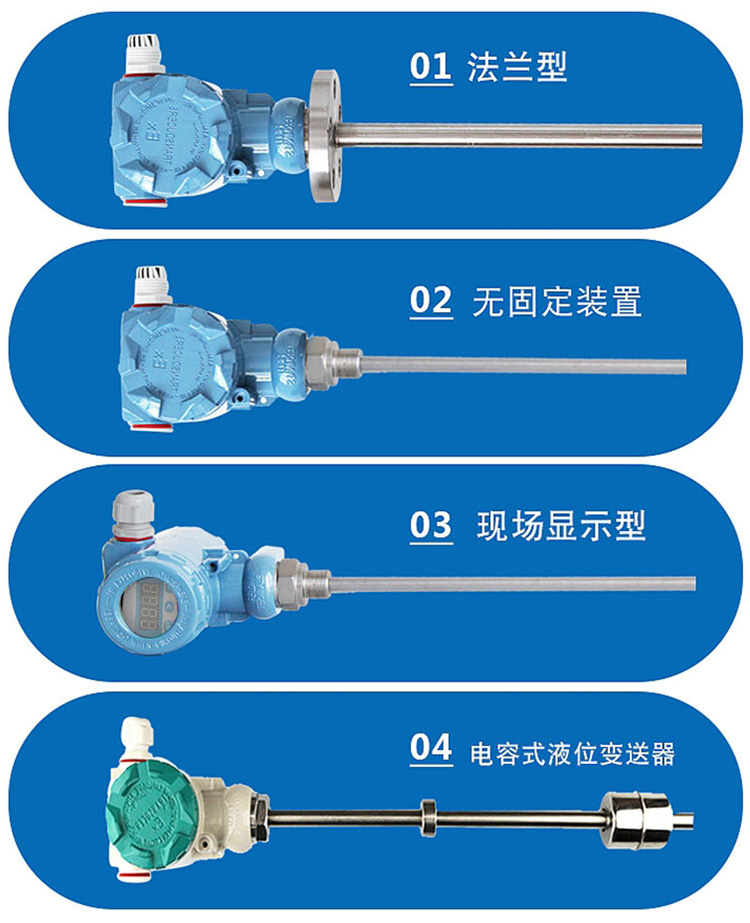 纜式浮球液位計分類圖