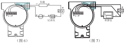 插入式靶式流量計(jì)接線圖